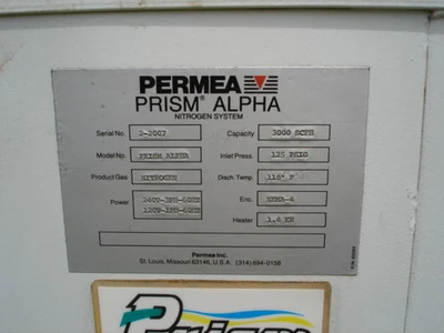 Used _UNKNOWN_ PRISM ALPHA Nitrogen Generators Minnesota US | A&I Equipment #1317906