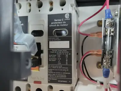 3 hp, 600V, 7A, 3-Ph FVNR Starter, Size 1 Bucket for Freedom 2100 MCC Frame