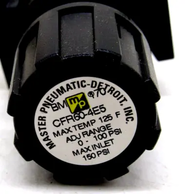 NEW MASTER PNEUMATIC CFR60-4E5 REGULATOR CFR604E5