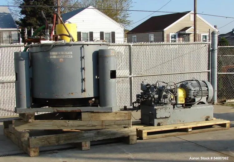 Used TOLHURST BATCH-O-MA Basket Bottom Dump Centrifuges Illinois US | Aaron Equipment #1515569