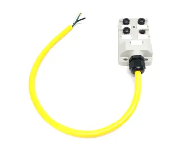 JAC-430-006-C050 | Mencom  4-Port 3-Pin M12 Junction Block 0.5m CABLE - New Other
