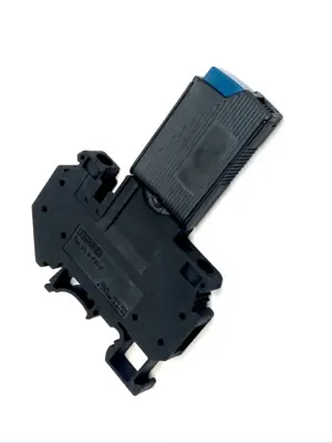 USED PHOENIX CONTACT FUSE TERMINAL BLOCK 30A DIN RAIL W/ TCP 1.0