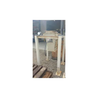 USED ROTARY VALVE HOPPER W / BLOW-THRU ADAPTER