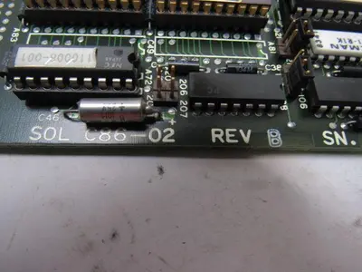 Sodick SOL C86-02 REV B PLC Circuit Board Card From Fine Sodick FS-A4F
