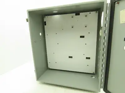 Hoffman A1614CHQR Electrical Enclosure Control Panel 16x14x6" With Back Plate