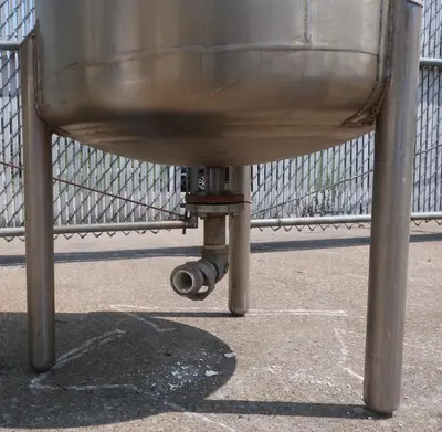 SPC7214  Distillation Column and Still APV bubble cap tray distillation column, 15 trays, Stainless Steel