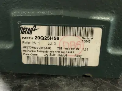 New | in-Stock TIGEAR 20Q25H56 Gearboxes British Columbia CA | Lenmark #268429