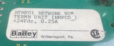Bailey Controls NTMF01 Termination Module ASSY # 6635336E1 Loc3C-25