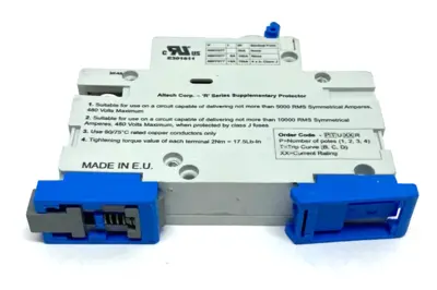 Used Altech Corp. Ser. R Supplementary Circuit Protector Circuit Breakers Michigan US | Maverick Industrial Sales #1459757