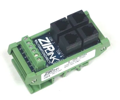 LOT OF 2 NEW AUTOMATION DIRECT ZL-CDM-RJ12X4 DISTRIBUTION MODULES