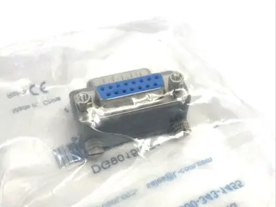 DG9015MF1 | L-Com   Low Profile Right Angle Adapter, DB15 Male To Female LOT OF 4 - New