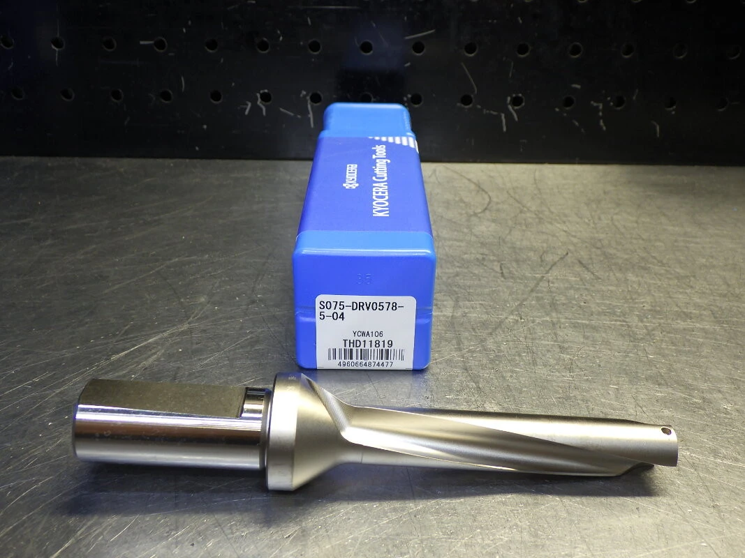 Kyocera  0.5781" Coolant Thru 5xD DRV Indexable Drill S075-DRV0578-5-04 (LOC3581)