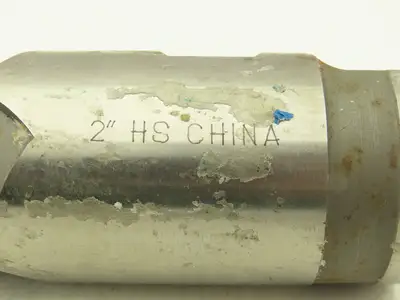 Harbin CT62 PLB648 Heavy Duty End Mill 2" Dia 4-Flute 11.75"L HS Steel