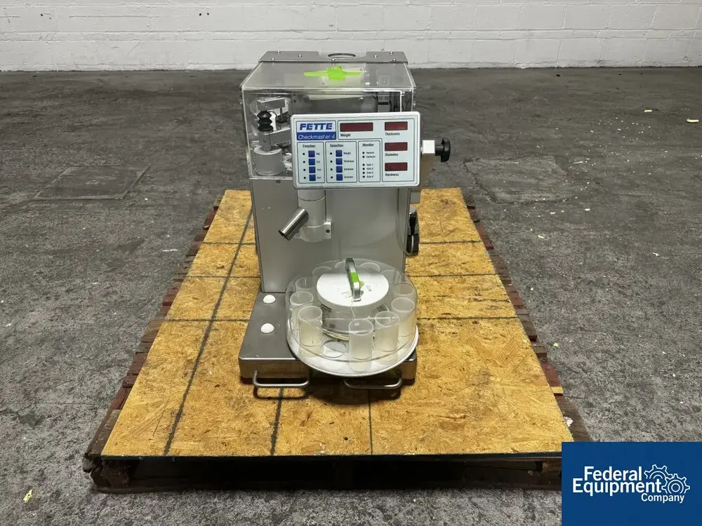 USED Fette Fette Checkmaster 4.1 Tablet Tester