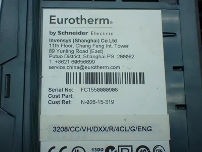 Used EUROTHERM 3208/CC/VH/DXX/R/4CL/G/ENG Temperature Controls Ohio US | HGR 24 #803170