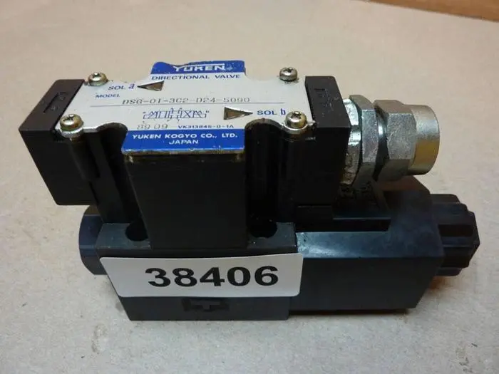 Used YUKEN DSG-01-3C2-D24-5090 Valves/Fittings Michigan US | Ideal Machinery #588501
