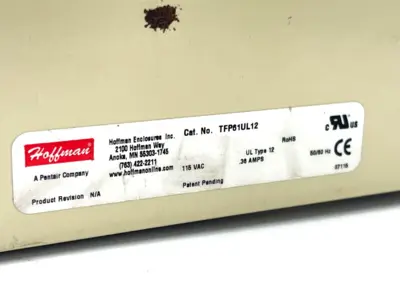 TFP61UL12 | Hoffman  Enclosure Cooling Fan 0.36A 115V - For parts or not working