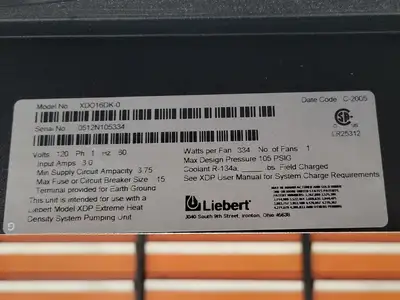 USED LIEBERT XDO16DK-0