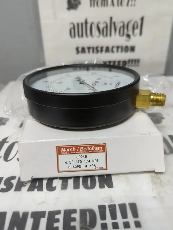 New | in-Stock MARSH J9046 Universal Pressure Meters Ohio US | Surplus Asset Holdings #1245309