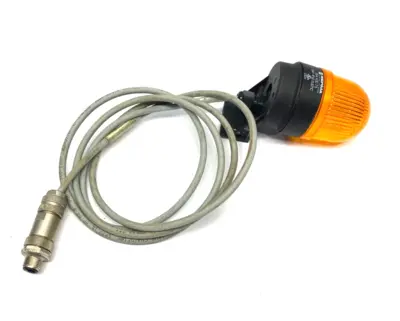USED WERMA PERMANENT LED BEACON AMBER 24V IP65