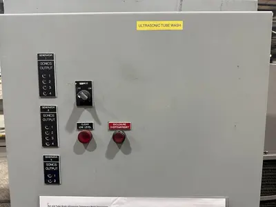 4" CAPACITY ULTRASONIC BAR & TUBE CONTINUOUS WASHER: STOCK #22589