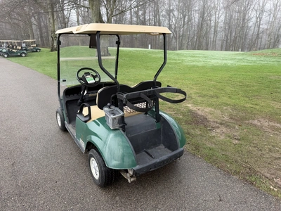 (1) 2015 E-Z-Go golf cart with a Kawasaki gas engine, includes Club Clear club and ball washer, Club...