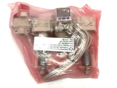 AC20C-N02CE3-V1-ZA-B | SMC  Modular Air Filter and Regulator Unit w/ Lockout - New