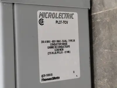 USED MICRO-ELECTRIC PL27-TCV