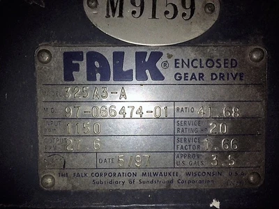 USED Falk 325A3-A