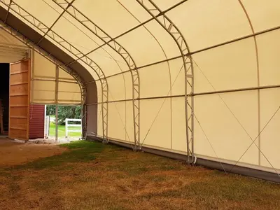 NEW 30X60X20 DOUBLE TRUSS STORAGE BUILDING