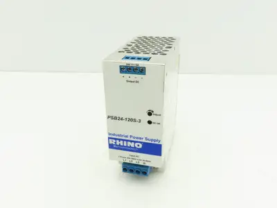 Rhino PSB24-120S-3 PLC Power Supply 24VDC 5A 480V 3PH
