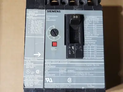 USED SIEMENS ED63A030