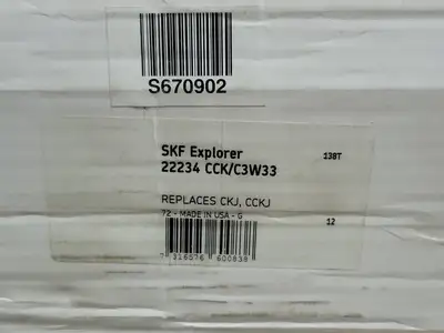 NEW SKF 22234 CCK/C3W33