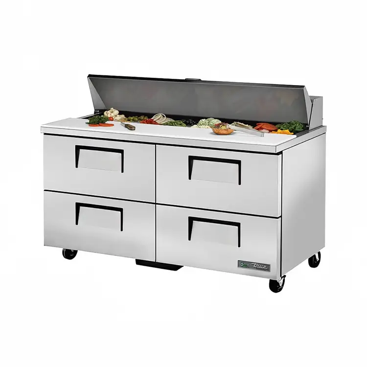 Used True TSSU-60-16D-2-HC Food Prep Tables Illinois US | Falcon Restaurant Supply #1374161
