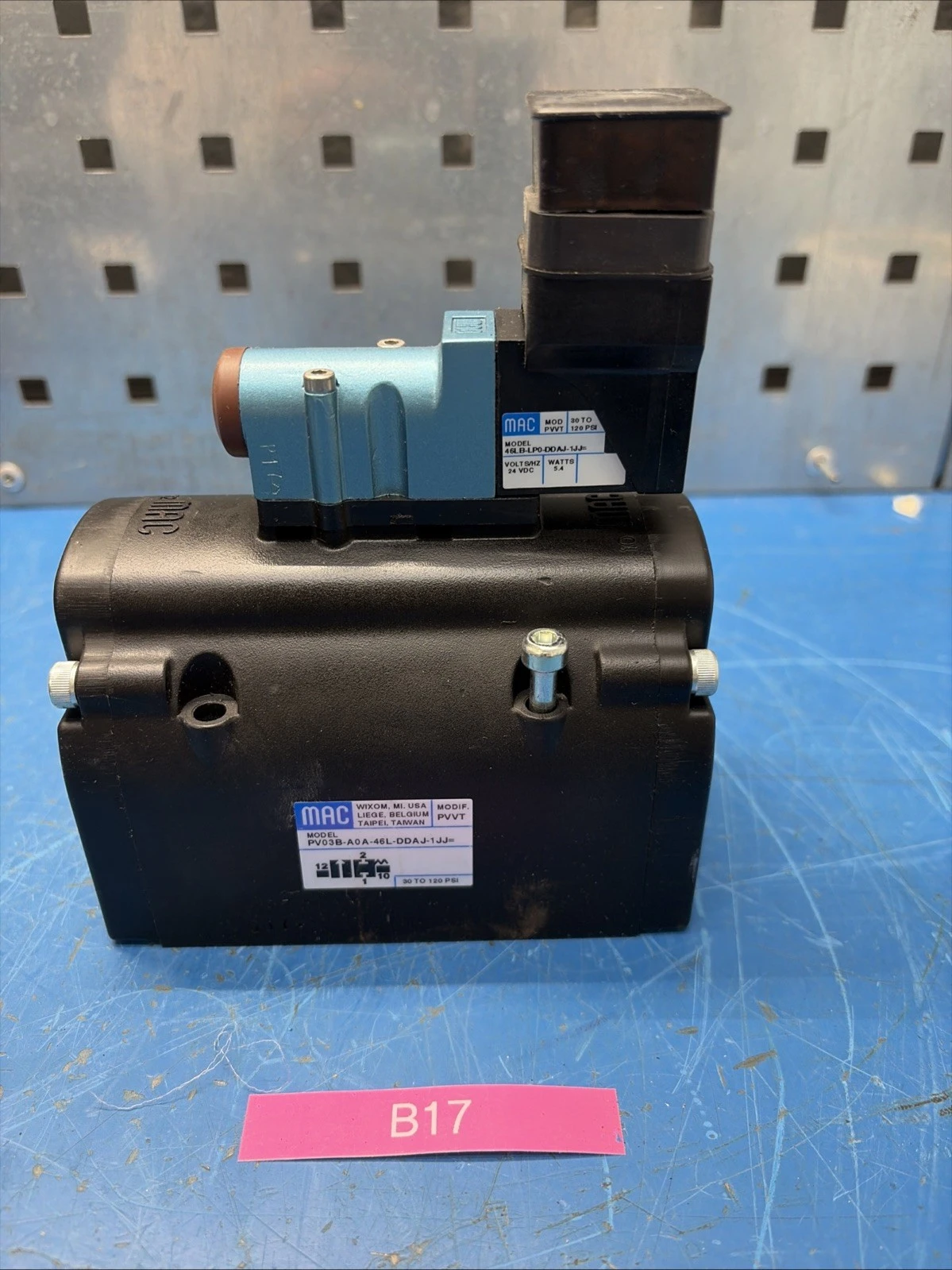 NEW MAC Valves PV03B-A0A-46L-DDAJ-1JJ