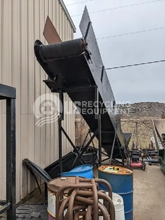 Used UNKNOWN MANUFACTURER: USED 28" X 20' INFEED CONVEYOR Conveyors | US Recycling Equipment #474524