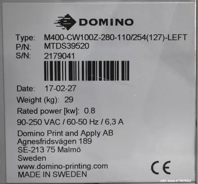 USED DOMINO M400