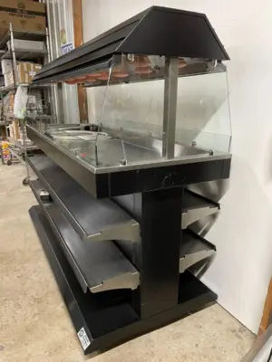 182-0181 Atlantic Food Bars HH7530 Mobile Rotisserie Chicken Merchandiser