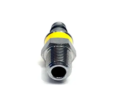 FT-MC24-02-K2 | Omega  Chrome-Plated Brass Quick Coupling Insert, Yellow, 1/8" NPT - New