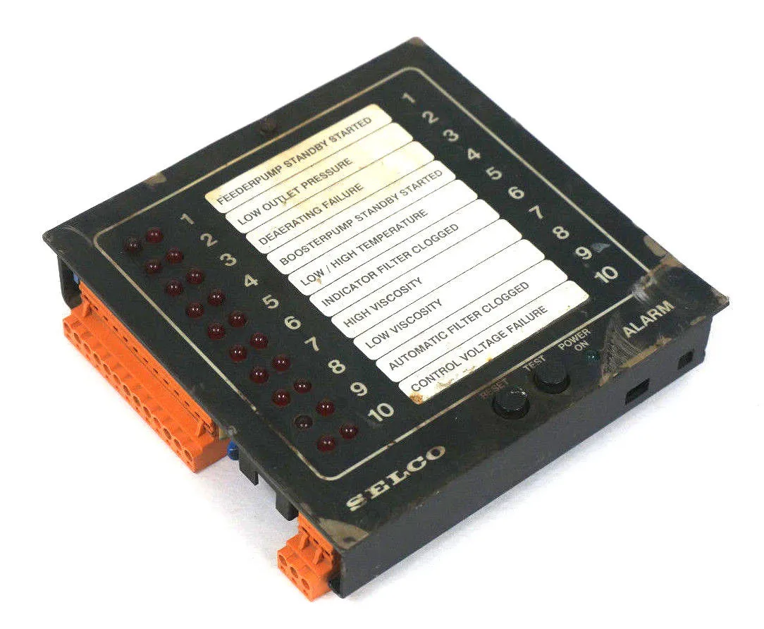 SELCO/ NWS M1000 ALARM ANNUNCIATOR 302849, 24V