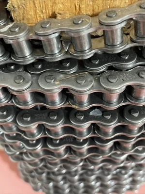 #40 Roller Chain Single Strand Part # 40-757 Feet??? Fast Shipping +Wareanty