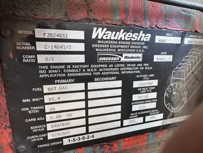 USED WAUKESHA F3524GSI