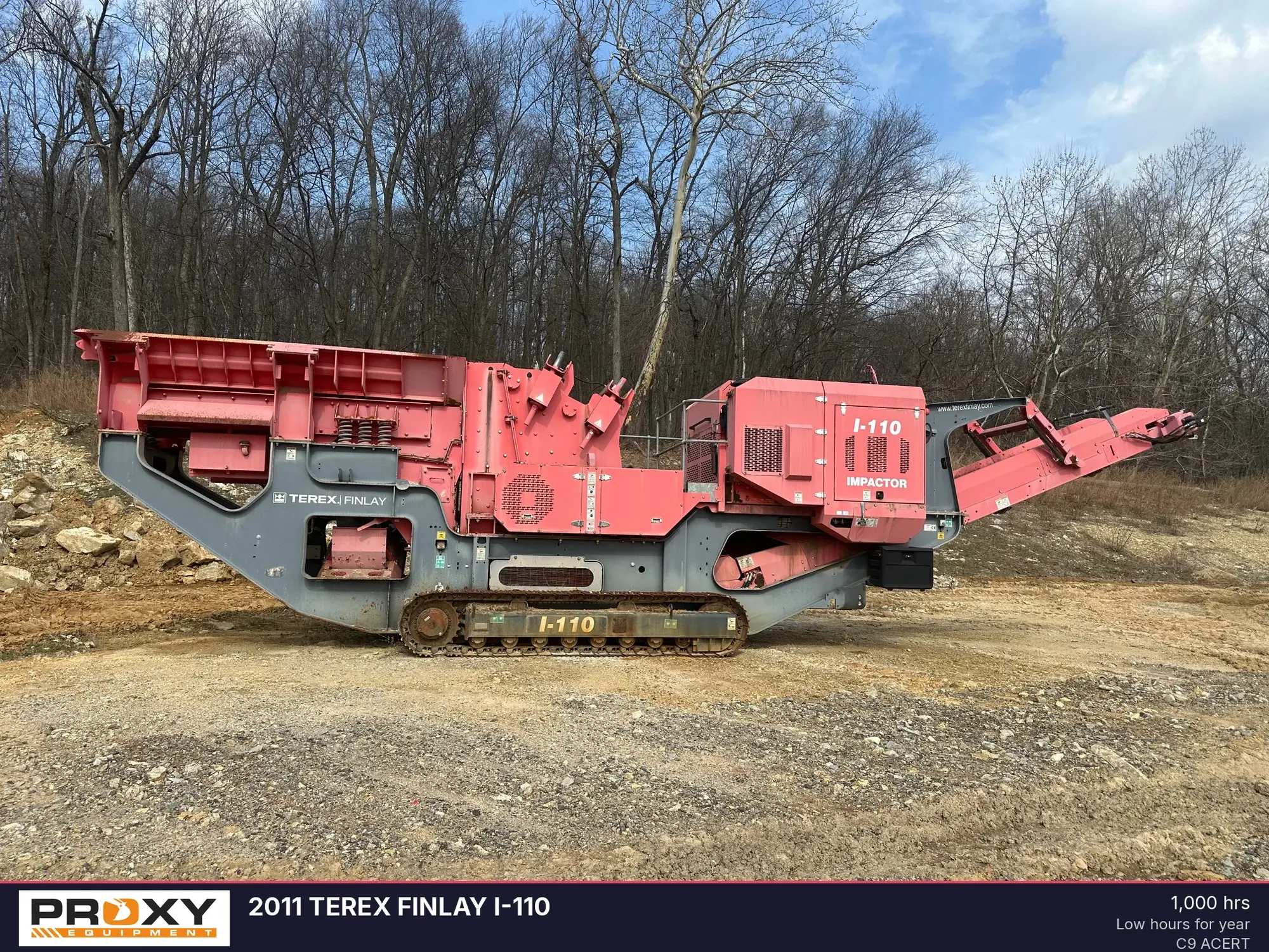 Used 2011 TEREX FINLAY I-110 Crushers New Jersey US | Proxy Equipment #1425943