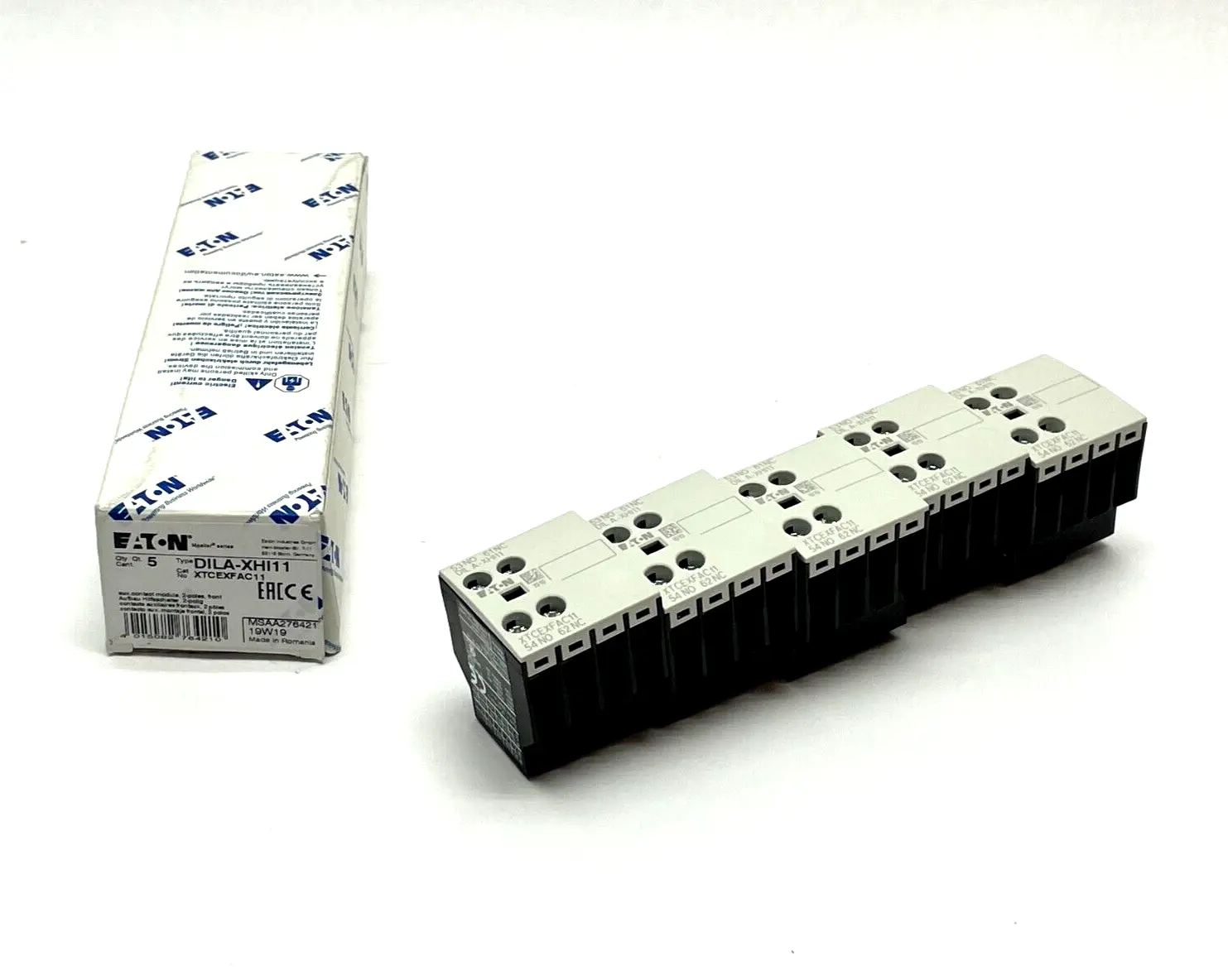 NEW EATON MOTOR CONTROL AUXILIARY CONTACT XTCEXFAC11