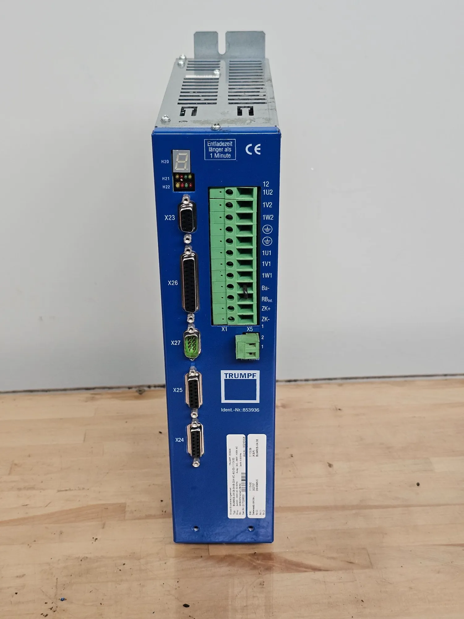 USED TRUMPF BAUMULLER BUM60S-04/08-54-B-004-VC-A0-00-1113-00