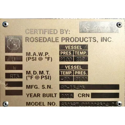 NEW ROSEDALE 8303RTJD2100S304LC