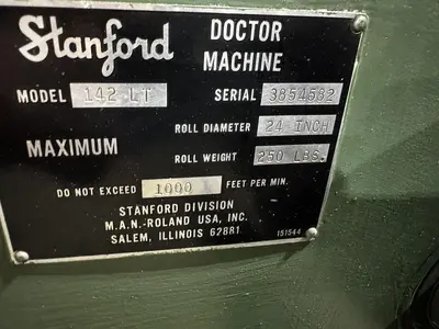 Used STANFORD 142 LT Miscellaneous Printing & Paper Equipment Pennsylvania US | Global Equipment International, LLC #1334542