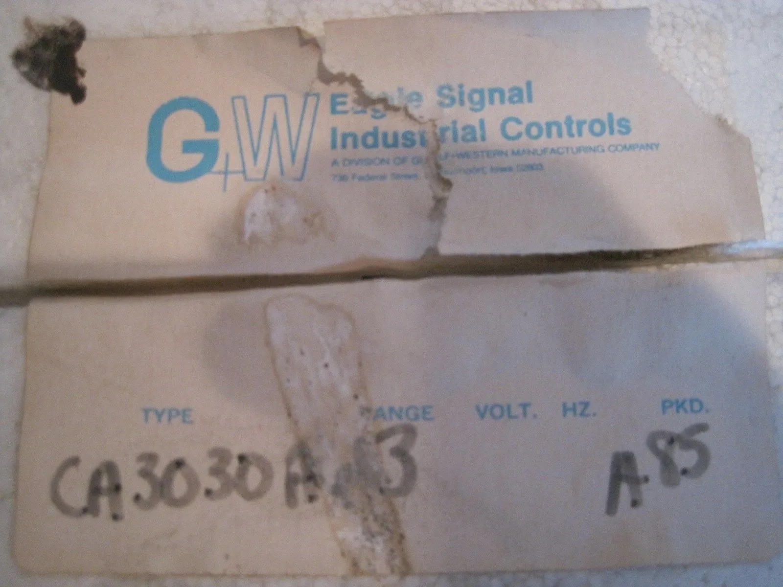 NEW EAGLE SIGNAL CA3030A603 TIMER