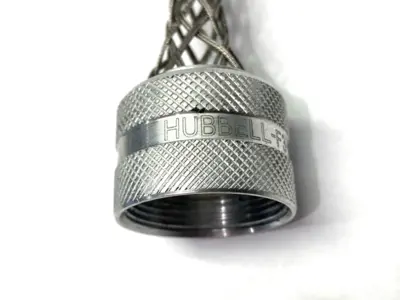 USED HUBBELL STRAIN RELIEF CORD GRIP MISSING HEX CONNECTOR
