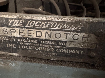 LOCKFORMER SPEEDNOTCH 16 Notching Machines, TDC | Norcal Machinery (2)